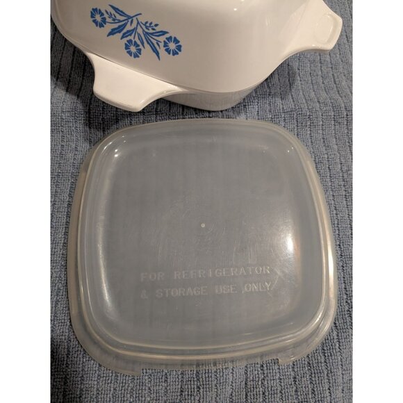CorningWare Blue Cornflower set 4 Petite Pans P-41 & P-41-B Plastic Lid - Picture 5 of 16